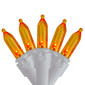 Northlight 33ft. Orange LED Mini Christmas Lights - image 2