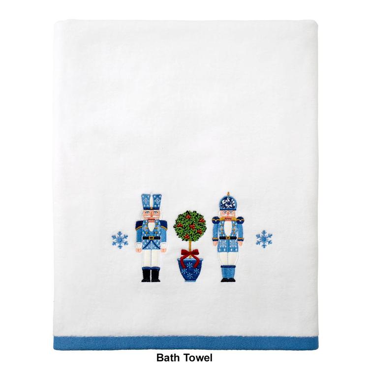 Avanti Nutcracker Trellis Towel Collection