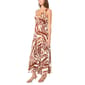 Womens MSK Sleeveless Abstract Challis Tier Maxi Dress - image 3