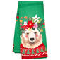 Kay Dee Holiday Flowers Forever Bear Kitchen Towel - image 1