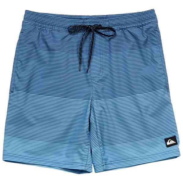 Young Mens Quiksilver Ombre Striped Swim Trunks - image 