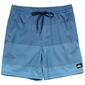 Young Mens Quiksilver Ombre Striped Swim Trunks - image 1