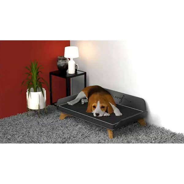 Indipets Voff Mat Black Dog Sofa Bed Boscov's