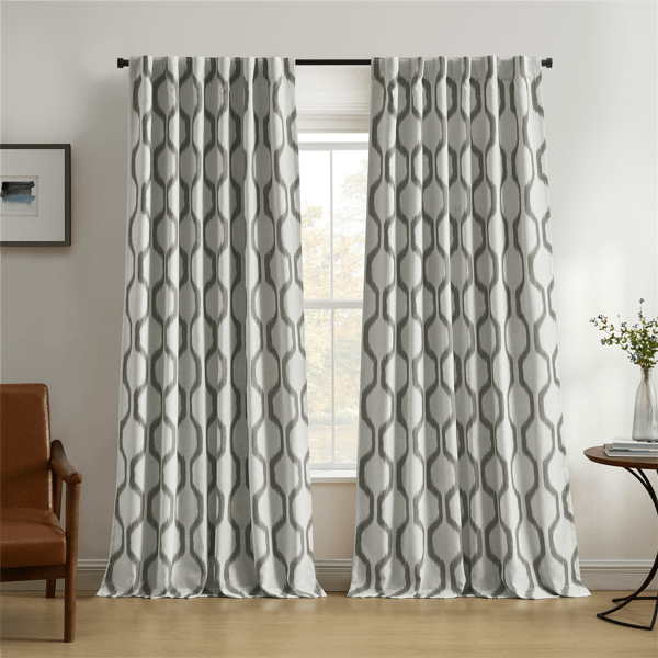 Renzo Rod Pocket Back Tab Window Curtain Panel - image 