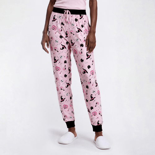 Juniors Pillow Talk Halloween Pajama Bottoms - image 