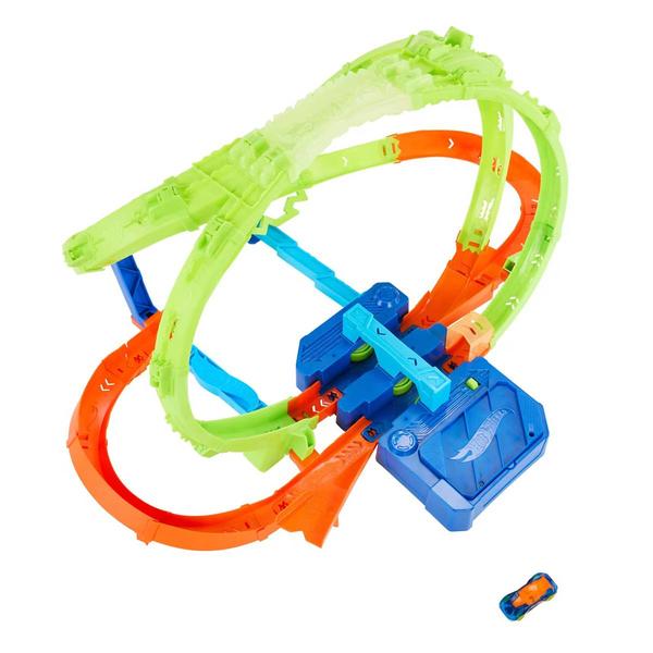 Hot Wheels® Boosted Hypersphere Crash Stunt Tracks Playset