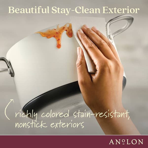 Anolon&#174; Achieve Hard Anodized Nonstick 4qt. Saucepot