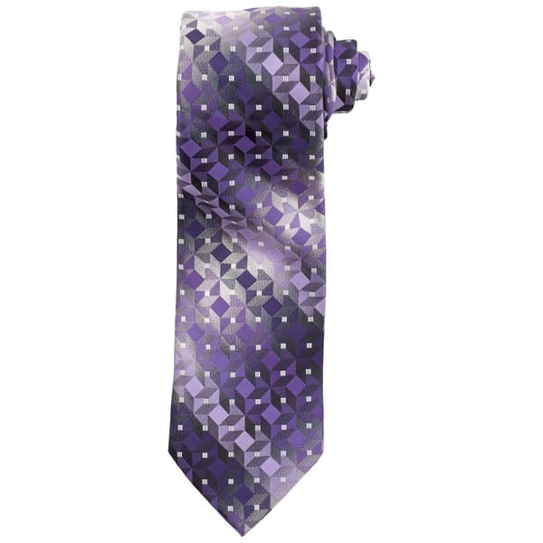 Mens Van Heusen(R) Regular Striped Geometric Tie - image 
