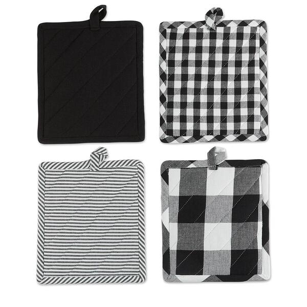 DII® Assorted Pot Holders - Set of 4