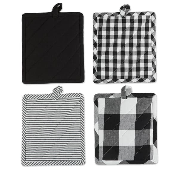 DII® Assorted Pot Holders - Set of 4