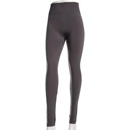 Plus Size Runway Ready Chevron Fleece Lined Leggings - Grey