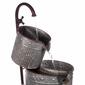 Alpine 3-Tier Stacked Rustic Metal Tub Planter Fountain - image 6