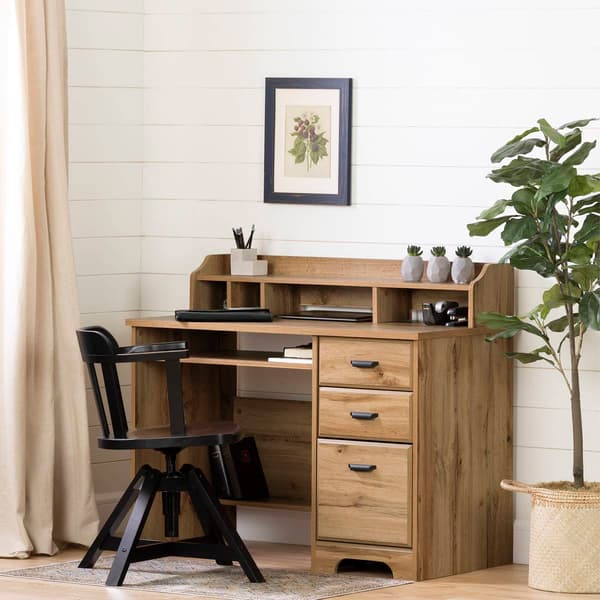 South Shore Versa Computer Desk With Hutch