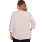 Plus Size Ruby Rd. Must Haves II Fall Harvest Stripe Tee - image 2