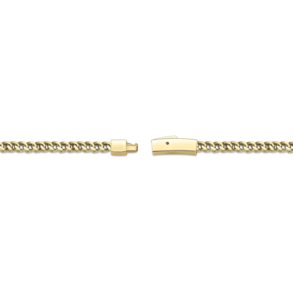 Mens Lynx Gold-Tone Ion Plated Foxtail Chain Necklace