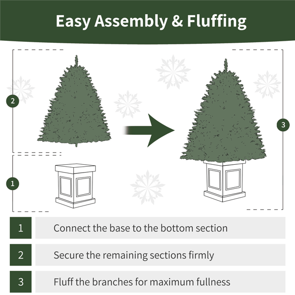 Puleo International Multi-Color LED Fraser Fir Christmas Tree