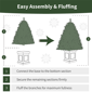 Puleo International Multi-Color LED Fraser Fir Christmas Tree - image 7
