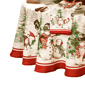 Threadmade Snowman Winterland Holiday Snowflake Tablecloth - image 5
