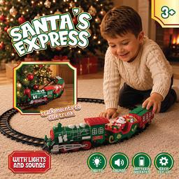 Christmas Scaffold Track Train Set