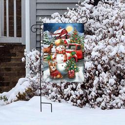 Briarwood Lane Country Snow Day Garden Flag