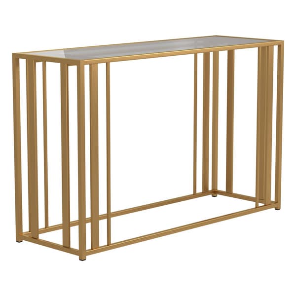 Coaster Adri Eastbrook Matte Brass Metal Frame Sofa Table