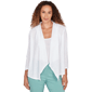 Womens Heart''s of Palm Fresh Start Solid Wavy Stripe 3/4 Sleeve - image 1
