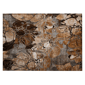 HomeRoots Chocolate Terracotta & Ivory Abstract Accent Rug - image 2