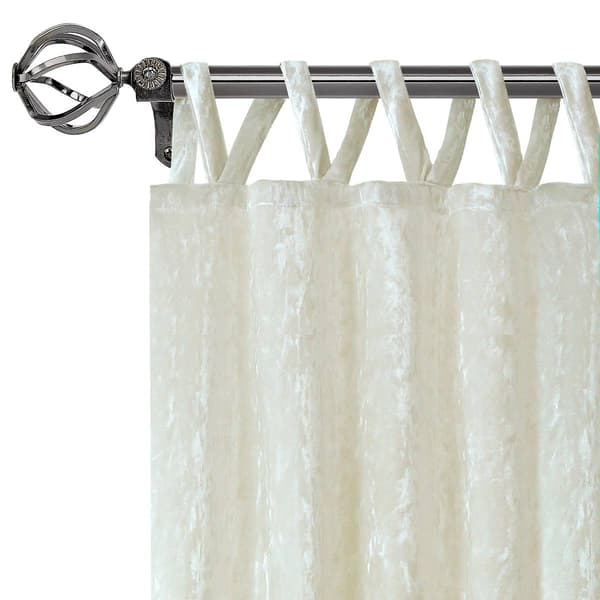 Achim Harper Criss Cross Tab Top Curtain Panel