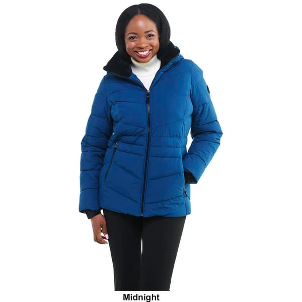 ZeroXposur Dark selling Earth Water and Wind Resistant Stretch Puffer Coat Women's Size