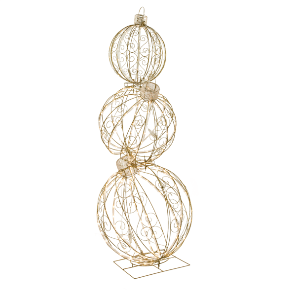 Northlight Stacked Christmas Ornaments Outdoor Décor