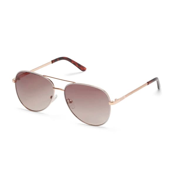 Womens Guess Aviator Metal Sunglasses - image 