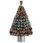 National Tree 48in. Fiber Optic Evergreen Flocked Tree - image 1