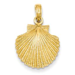 Gold Classics(tm) 14kt. Yellow Gold Scallop Shell Pendant