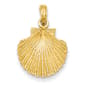 Gold Classics&#40;tm&#41; 14kt. Yellow Gold Scallop Shell Pendant - image 1