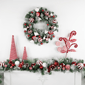 Northlight 6ft. Flocked Pine Christmas Garland with Ornaments - image 1