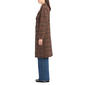 Petite Vince Camuto Coffee Plaid Pattern Coat - image 3