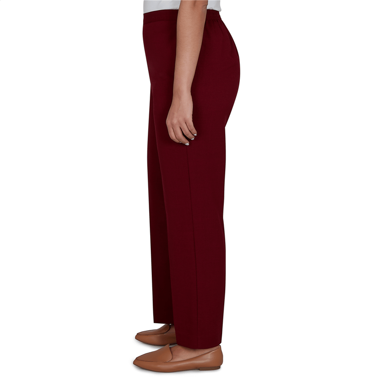 Womens Alfred Dunner Union Square Pull On Pants - Short Length
