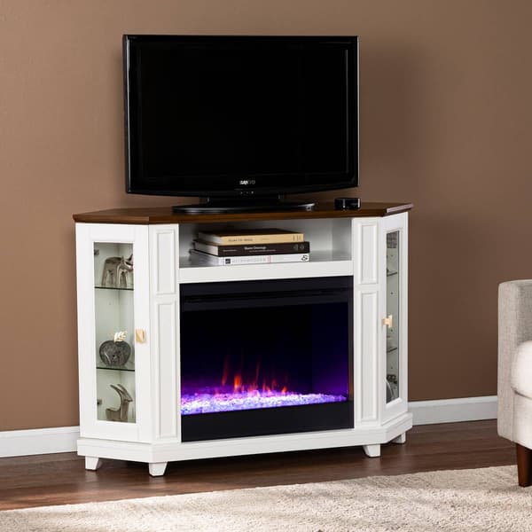 Southern Enterprises Dilvon Color Changing Fireplace - image 