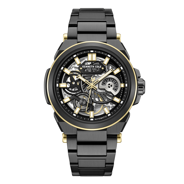 Mens Kenneth Cole New York® Automatic Black Watch - KCWGY0065606
