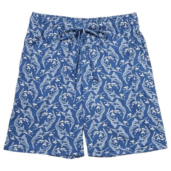 Mens Preswick & Moore Marlin Pajama Shorts - image 