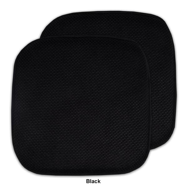 Sweet Home Collection Honeycomb Memory Foam Non-Slip Chair Pad
