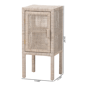 bali & pari Vivan Handwoven Wicker Natural Rattan Nightstand - image 10