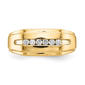 Mens Gentlemens Classics™ 14kt. Gold 6-Stone 1/4ctw. Diamond Ring - image 4
