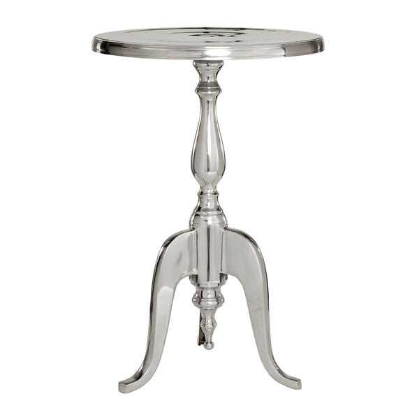 9th & Pike&#40;R&#41; Aluminum Antique Inspired Accent Table - image 