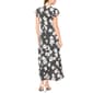 Womens MSK Short Flutter Sleeve V Neck Floral Midi Dress - image 2