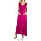 Womens 24/7 Comfort Apparel V-Neck Maternity Maxi Dress - image 4