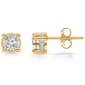 Diamond Classics(tm) Gold Solitaire Diamond Stud Earrings - image 1
