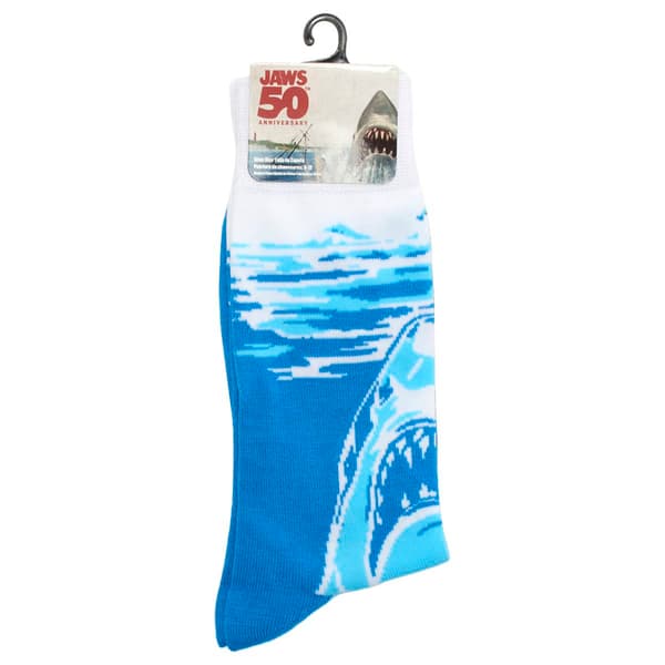 Mens Centric Brands Jaws Big Bite Crew Socks - image 