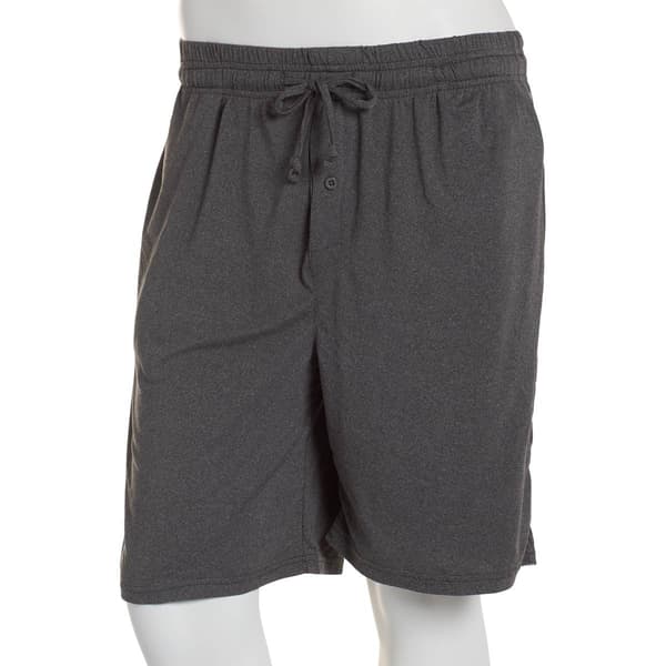 Mens Preswick & Moore(R) Polyester Pajama Shorts - Grey Heather - image 