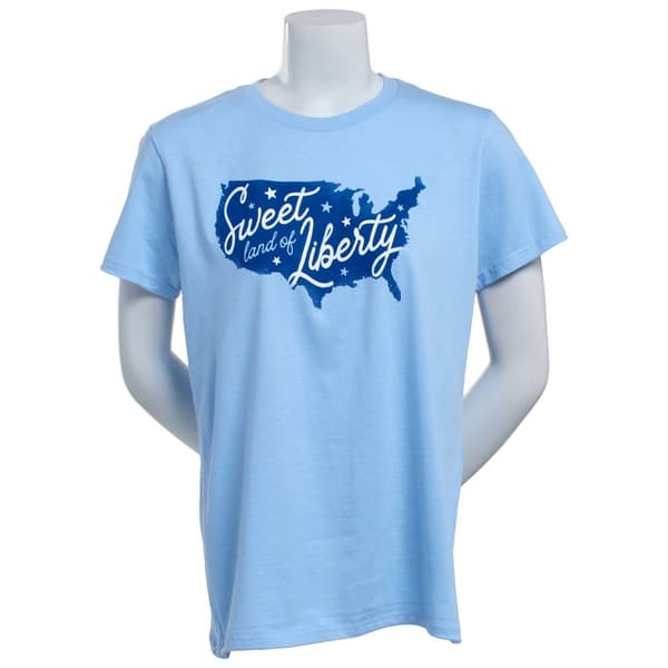 Womens Home of the Brave Sweet Liberty Short Sleeve Tee - image 